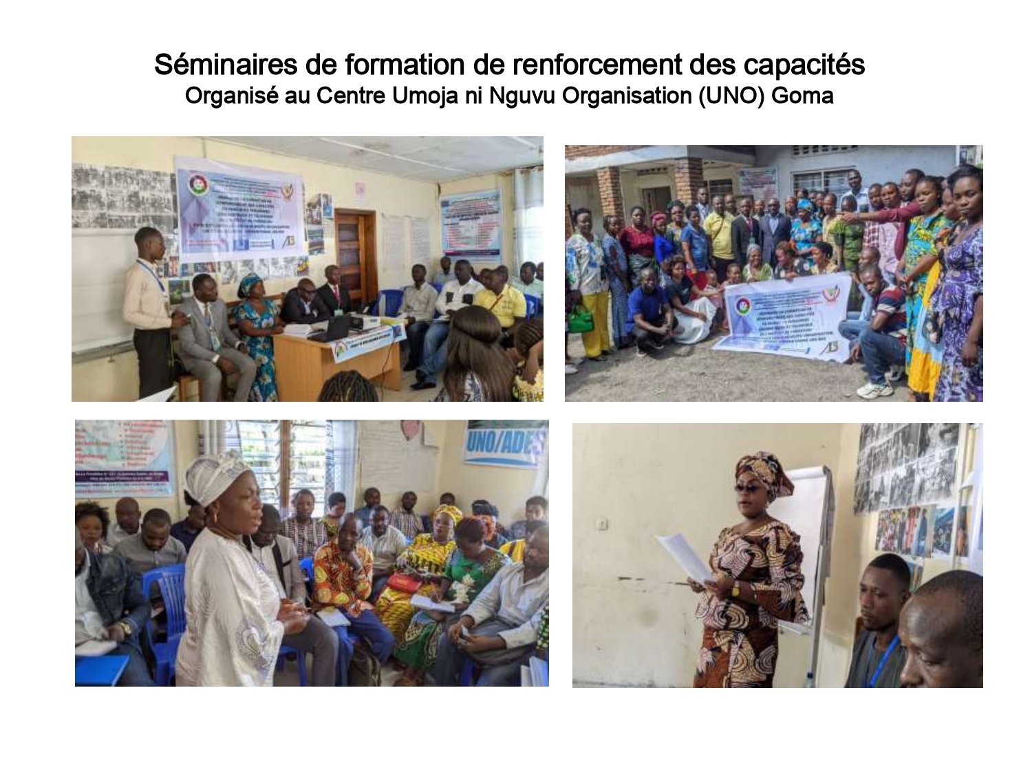 Le rôle des séminaires et formations de renforcement des capacités : apprendre à mieux transmettre